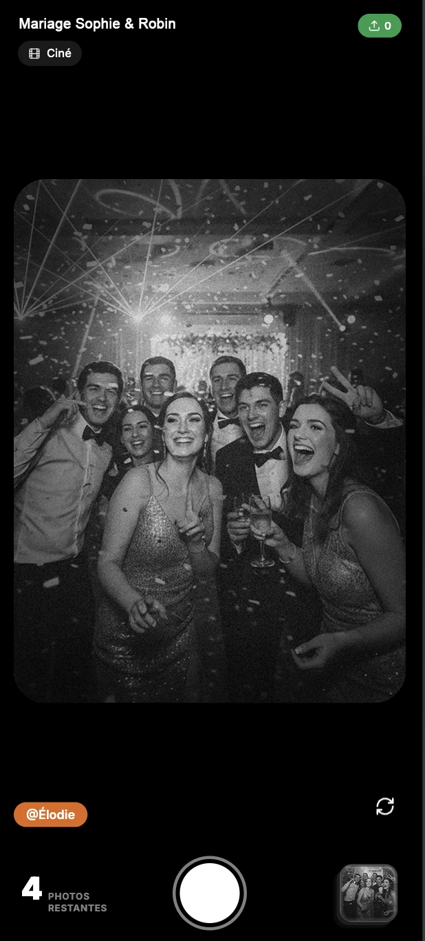 Prise de vue invité